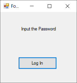 wrong password